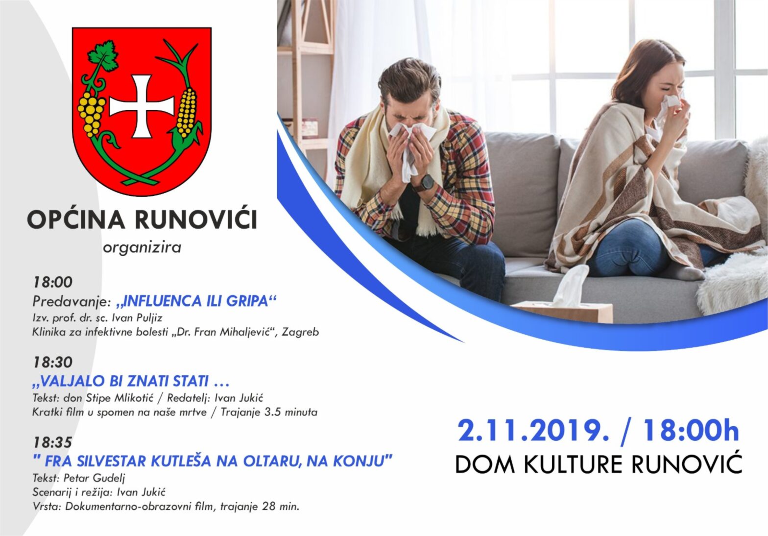 Plakat predavanje Dom kulture